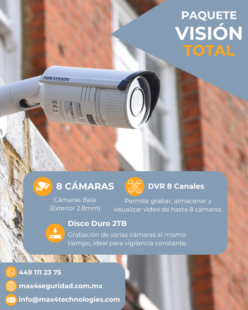Sistemas de Videovigilancia_Paquete Vision Total